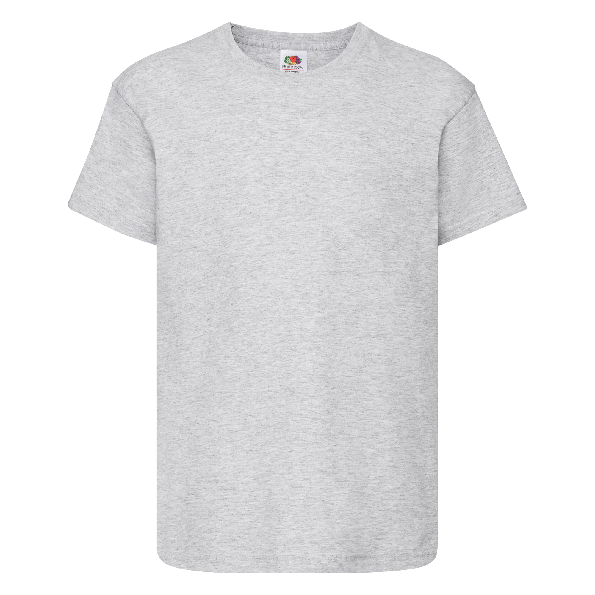 Fruit of the Loom Kinder Iconic 195 T in Graumeliert