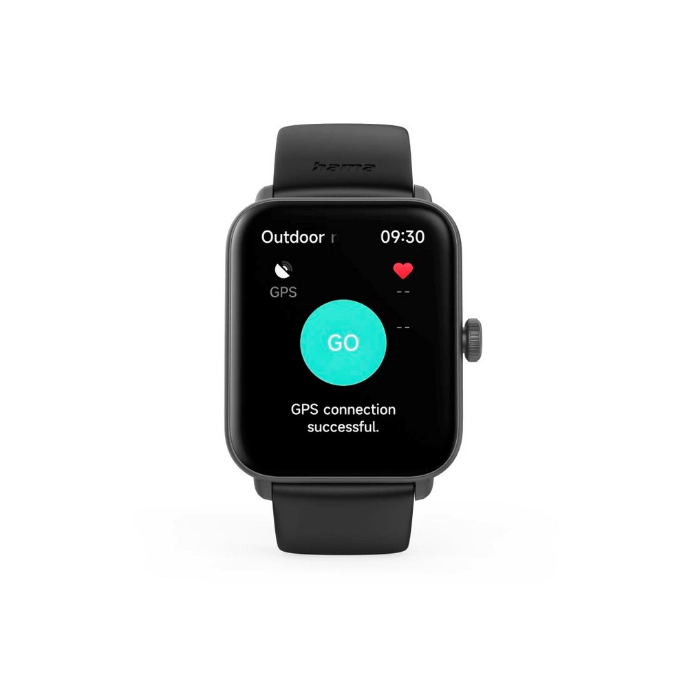 Fitness-Tracker, Smartwatch Hama 6010 GPS in Schwarz, Ansicht 9