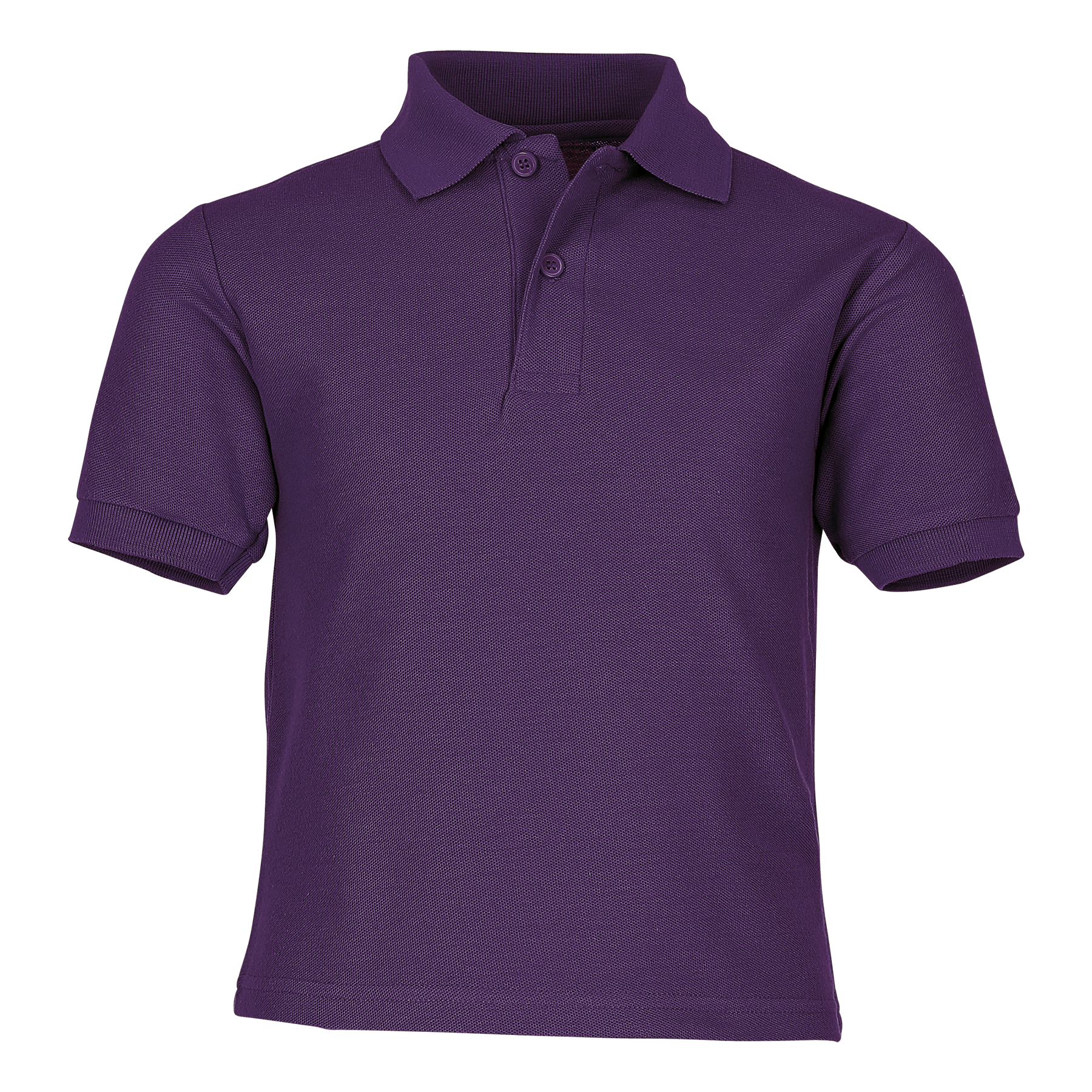 Fruit of the Loom Kinder 65/35 Polo in Violett