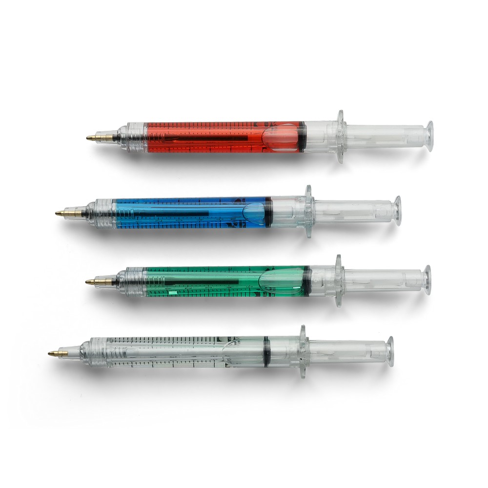 Kugelschreiber im Spritzen-Design in 4 Farben – VB284, Ansicht 10