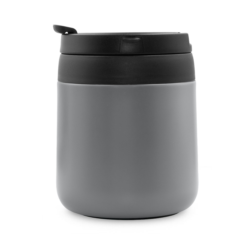 Thermobecher 400 ml mit Henkel | Wyatt in Grau, Ansicht 5