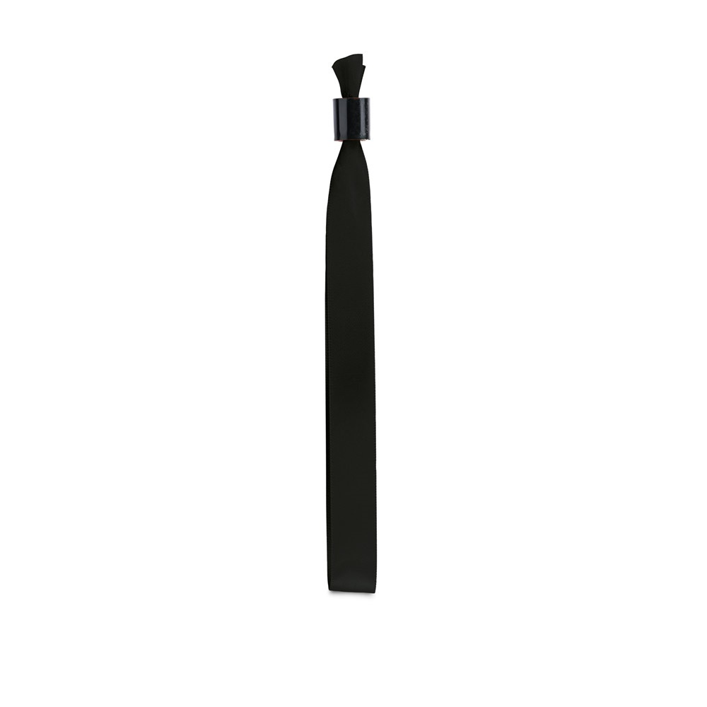 Veranstaltungsarmband aus Satin | Seccur – Schwarz, Ansicht 2