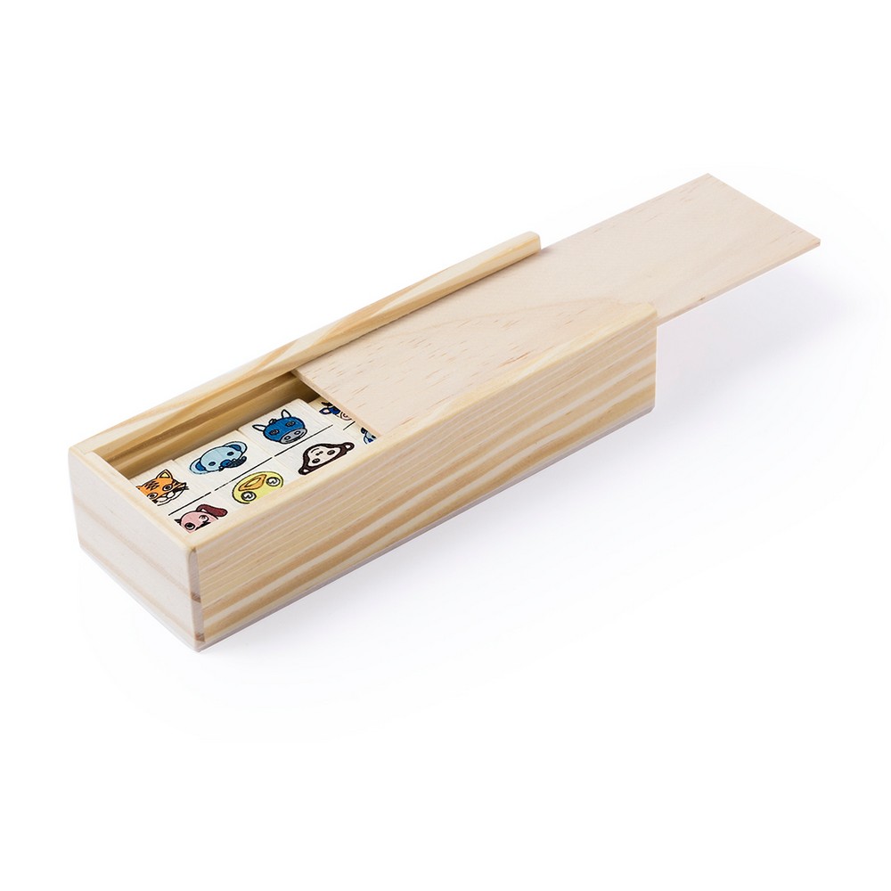 Dominospiel in Holz