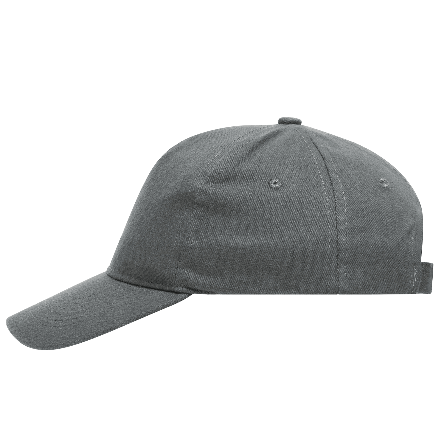 5 Panel Cap Heavy Cotton in Dunkelgrau