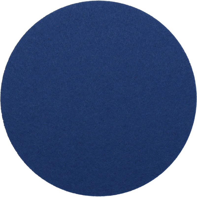 Filzuntersetzer rund Ø 25 cm in Blau