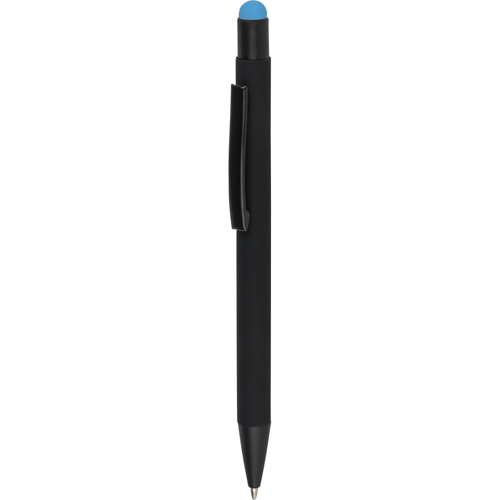 Kugelschreiber mit Stylus-Spitze in 10 Farben – VB286 in himmelblau, freigestellt