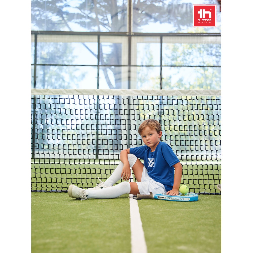 Mittlere-Wade Sportsocken für Kinder | THC Run Kids Wh – Weiß, Ansicht 5