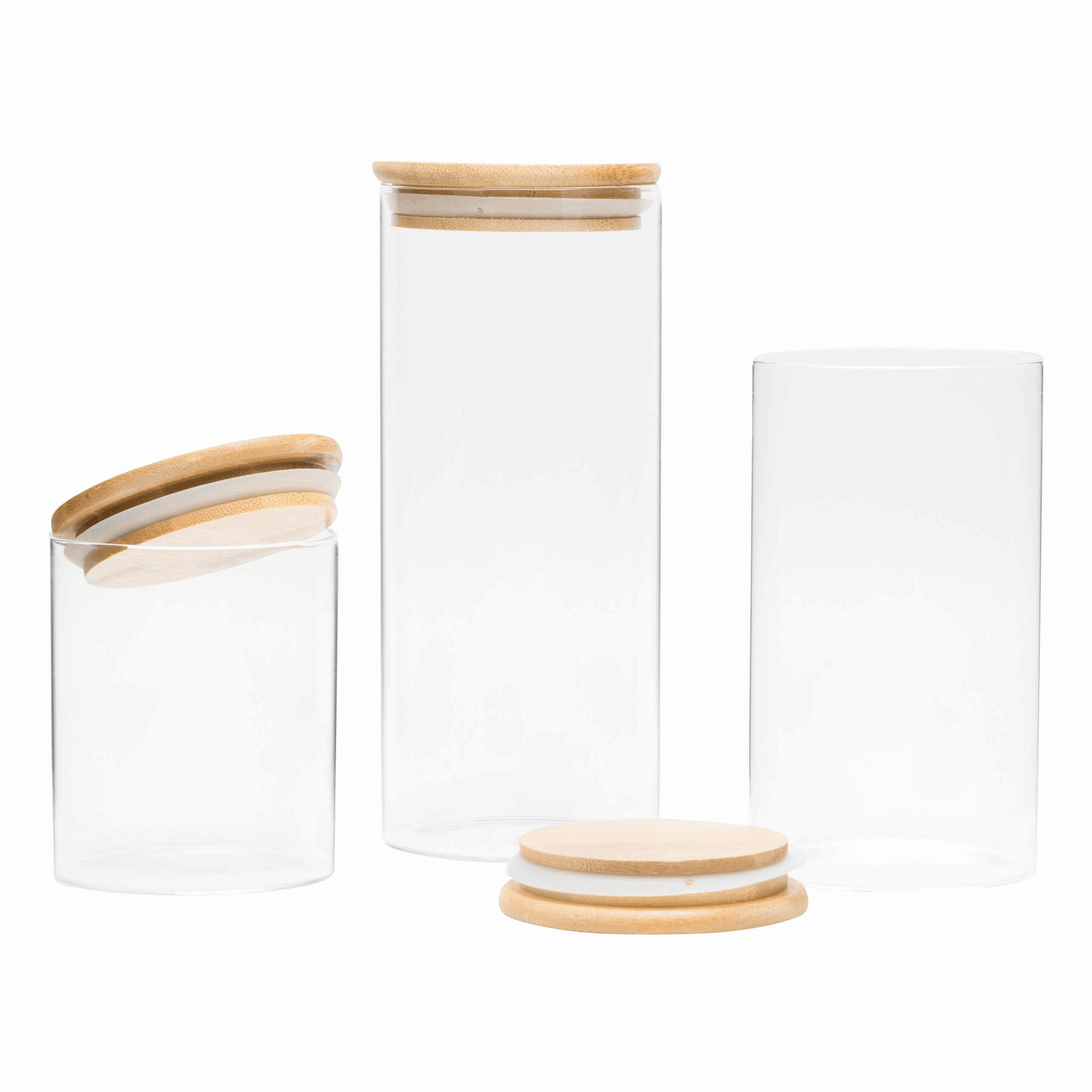 Glas-Vorratsdose, Füllmenge ca. 450 ml | Mecozi Storage S