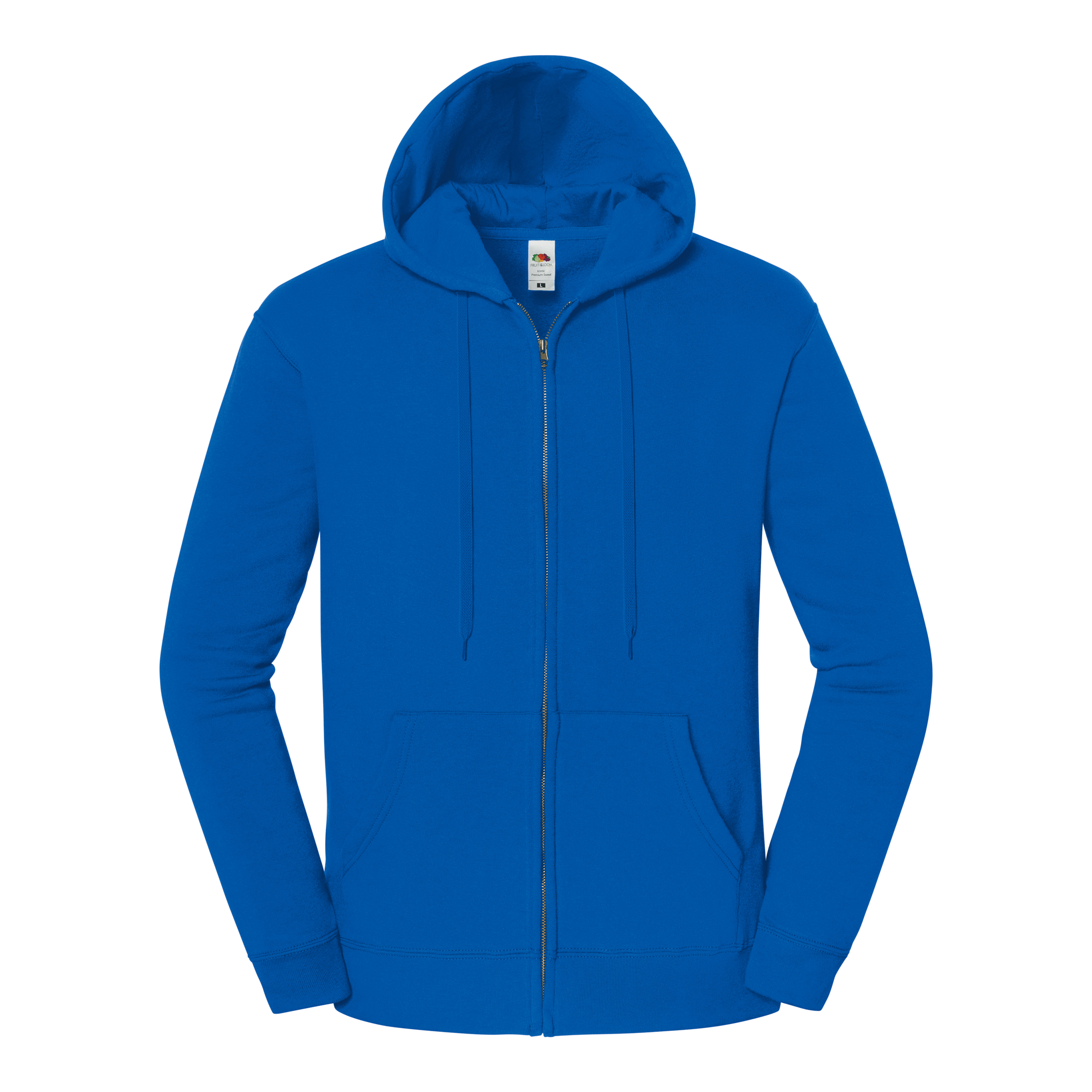 Fruit of the Loom Iconic Premium Kapuzen Sweatjacke in Royal