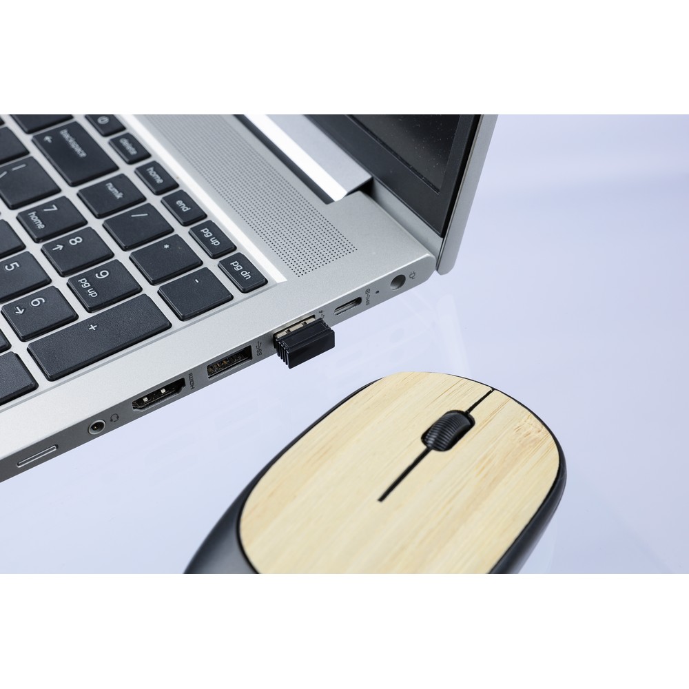 Kabellose Computermaus in Schwarz, Ansicht 5