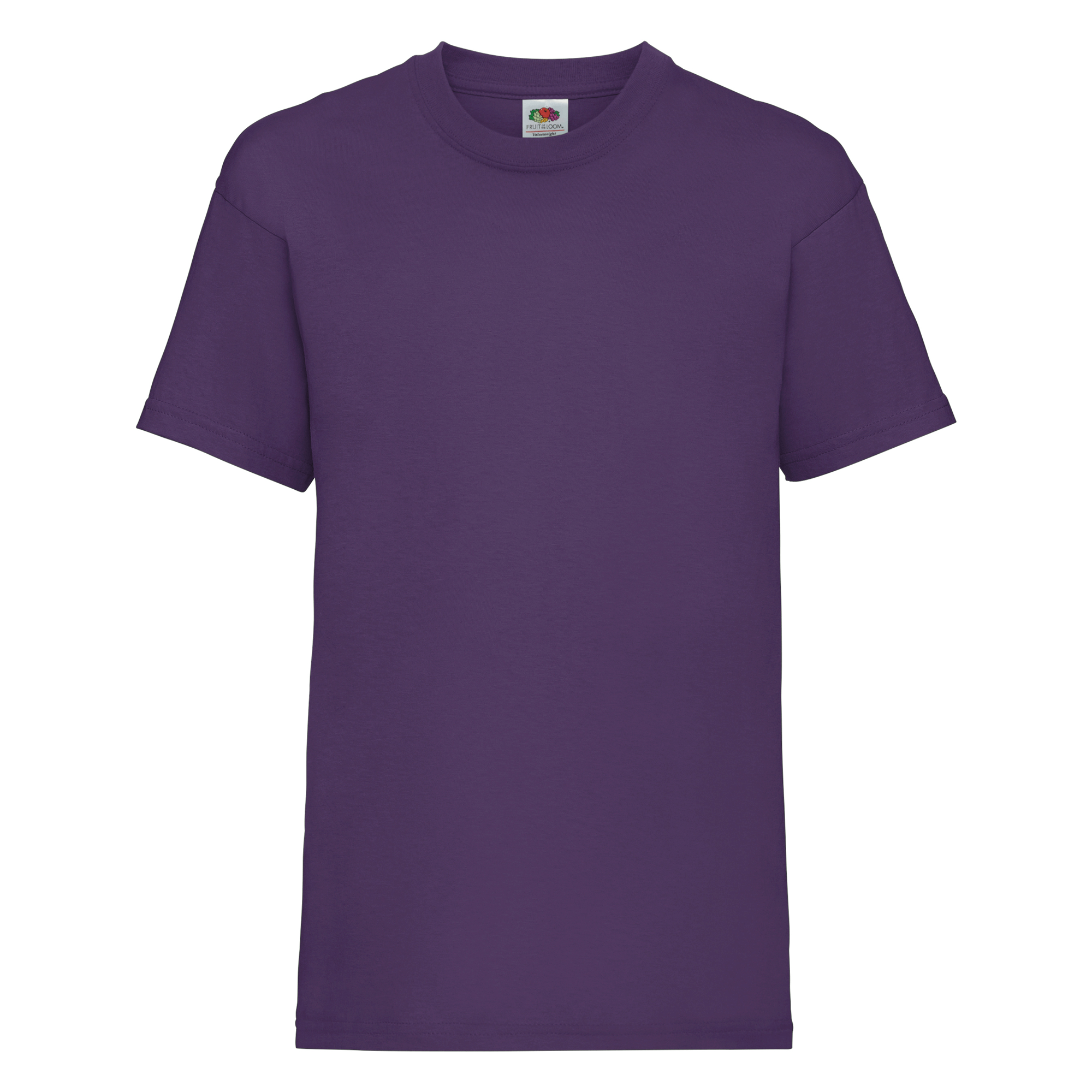 Fruit of the Loom Kinder Valueweight T-Shirt in Violett