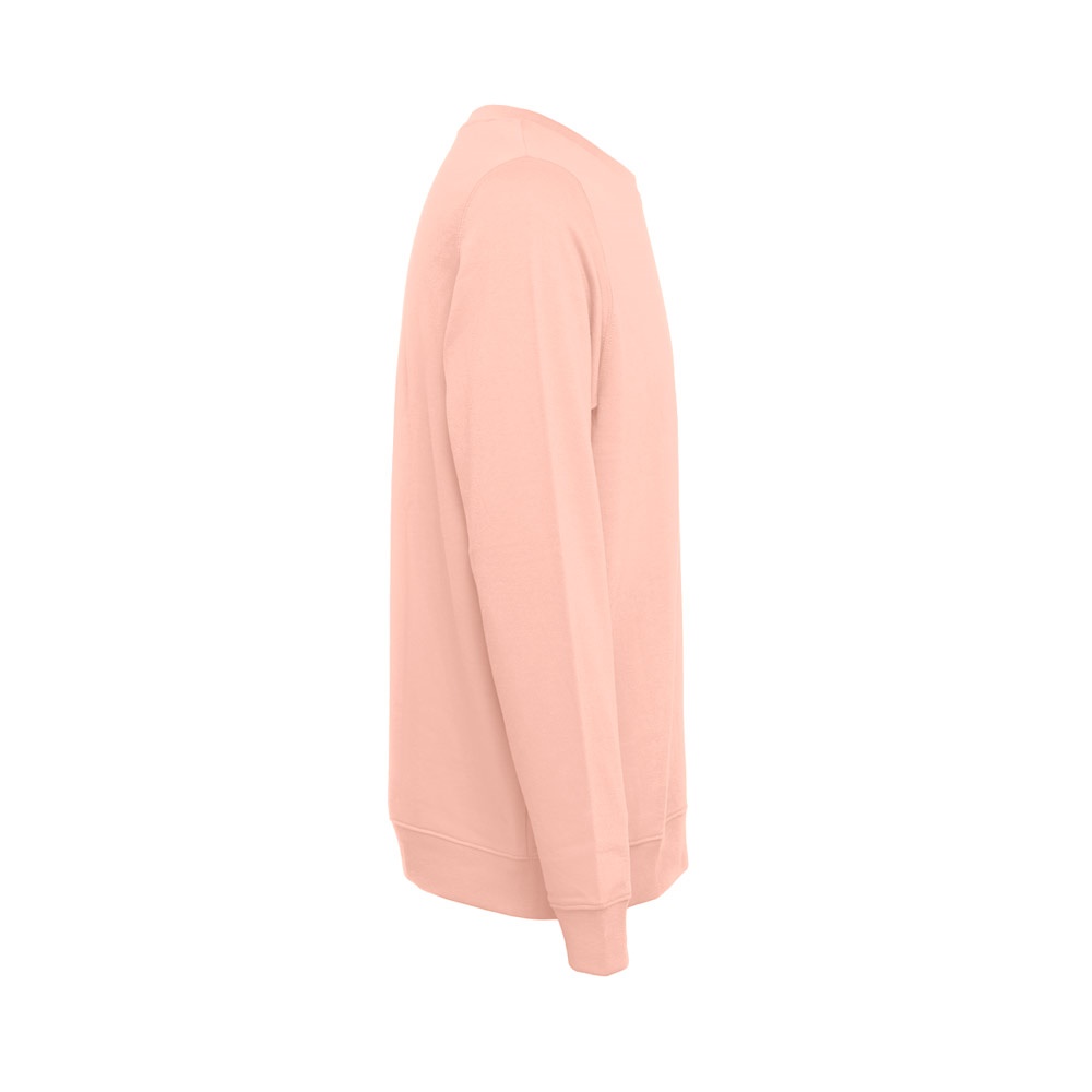 Sweatshirt (unisex) aus italienischem Frottee ohne Knopfleiste | THC Colombo – Lachs, Ansicht 4