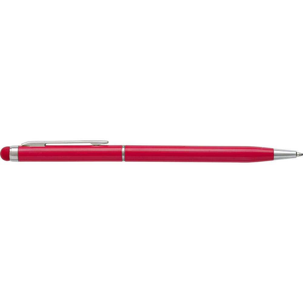 Kugelschreiber mit Touch-Pen in Rot, Ansicht 2