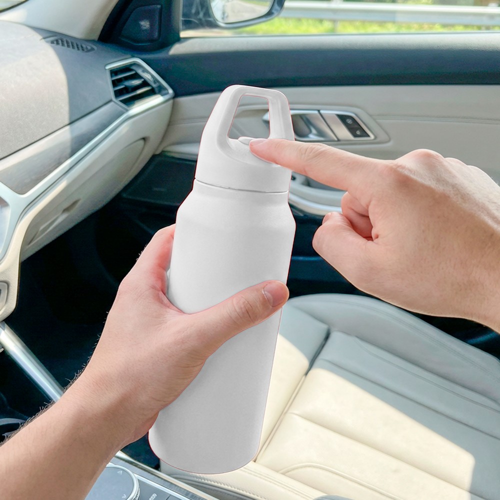 Thermoflasche 530 ml Air Gifts | Almaide in Weiß, Ansicht 8