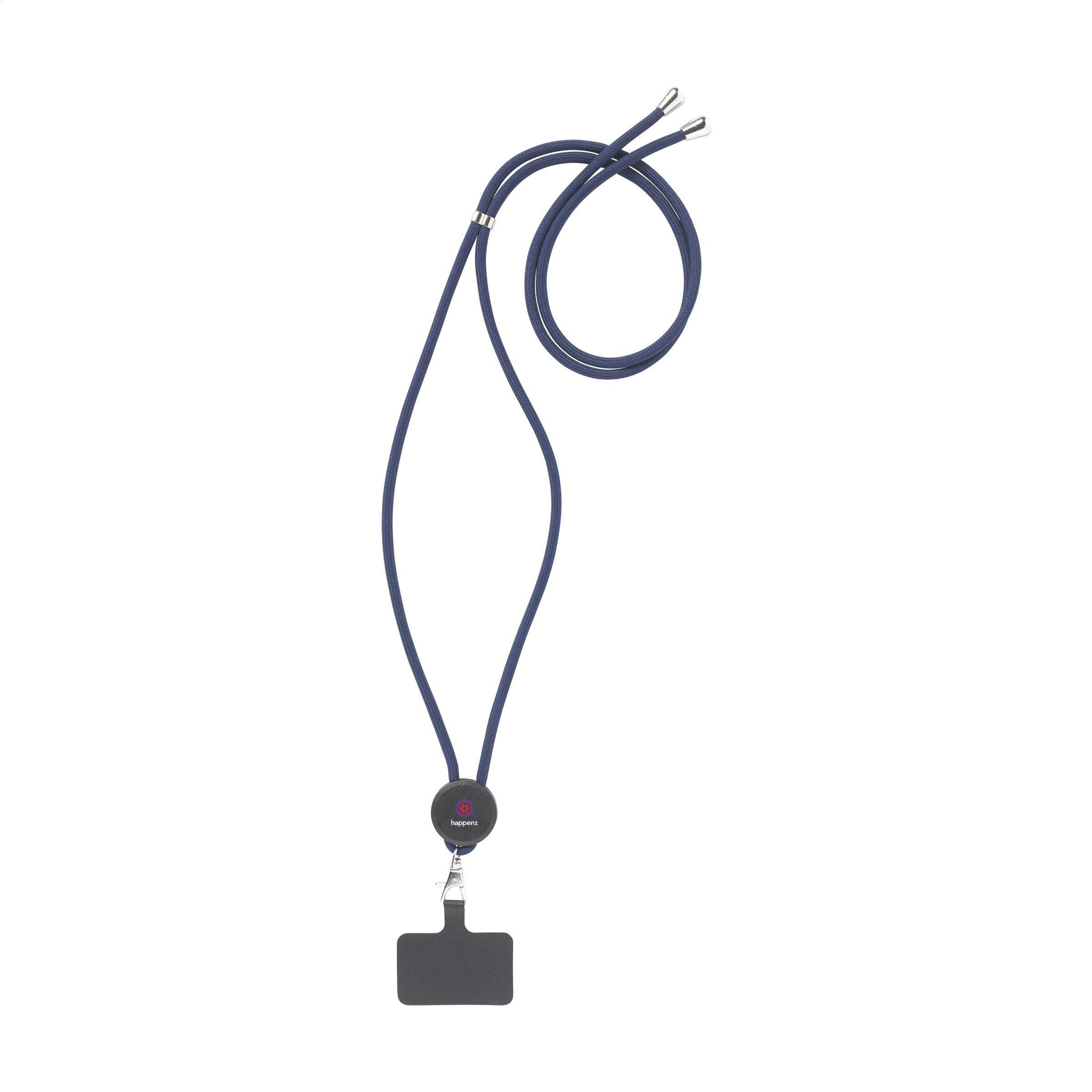 Lace Lanyard GRS RPET 0,5 cm Handy-Schlüsselband