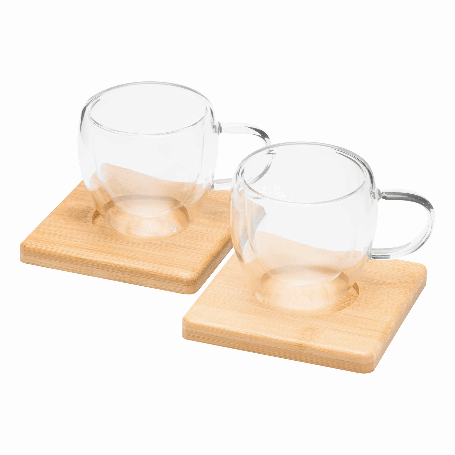 Glastassen-Set | Bamboo Duo