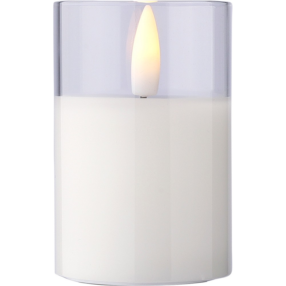 LED-Kerze in Weiß, Ansicht 4
