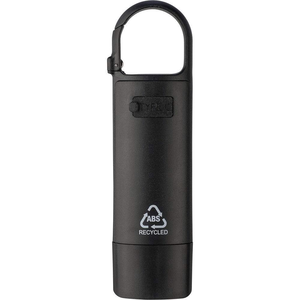 Schlüsselanhänger, Mini-Taschenlampe in Schwarz, Ansicht 8