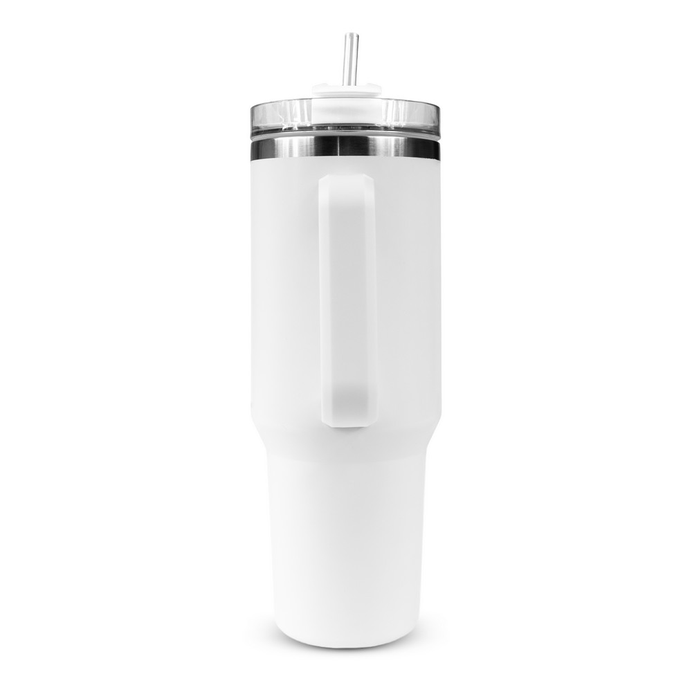 Thermobecher 1200 ml mit ergonomischem Griff | Stasimus in Weiß, Ansicht 5