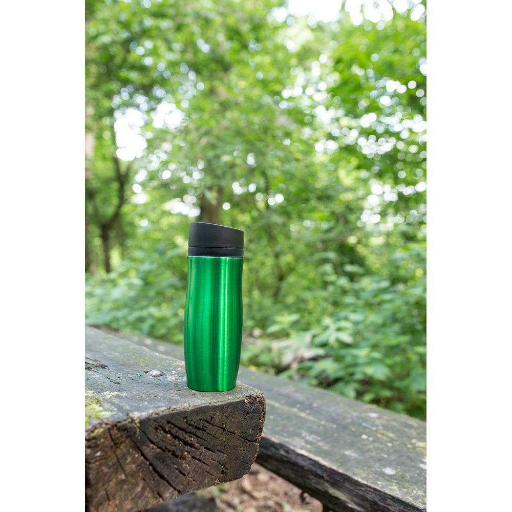 Thermobecher 375 ml Air Gifts | Jackson in Grün, Ansicht 15