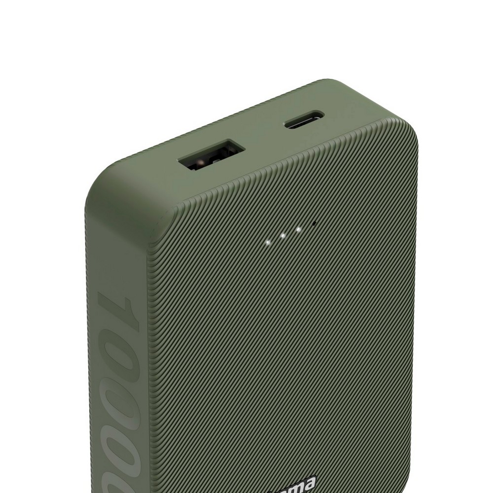 Powerbank 10000 mAh Hama Power Pack in Grün, Ansicht 5