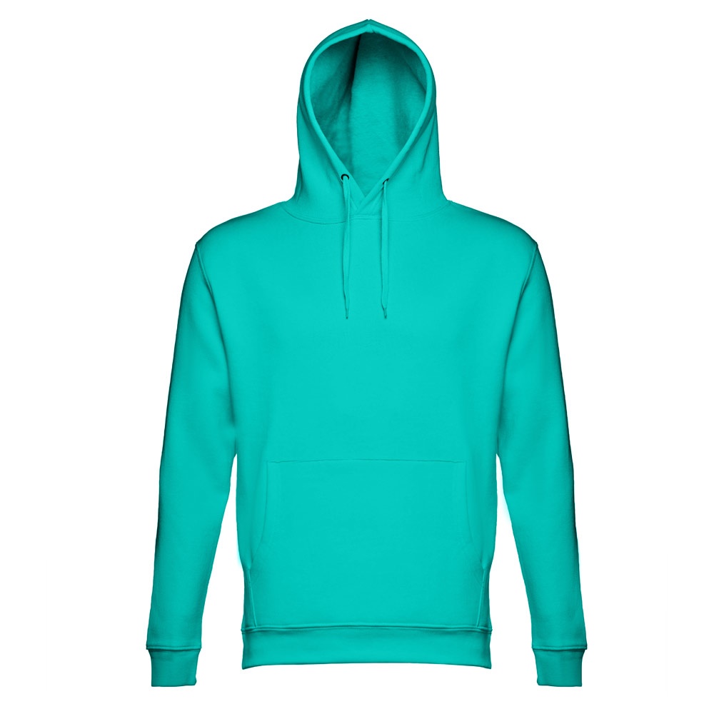 Sweatshirt (unisex) mit Kapuze aus Baumwolle und Polyester | THC Phoenix – Türkisgrün, Ansicht 4