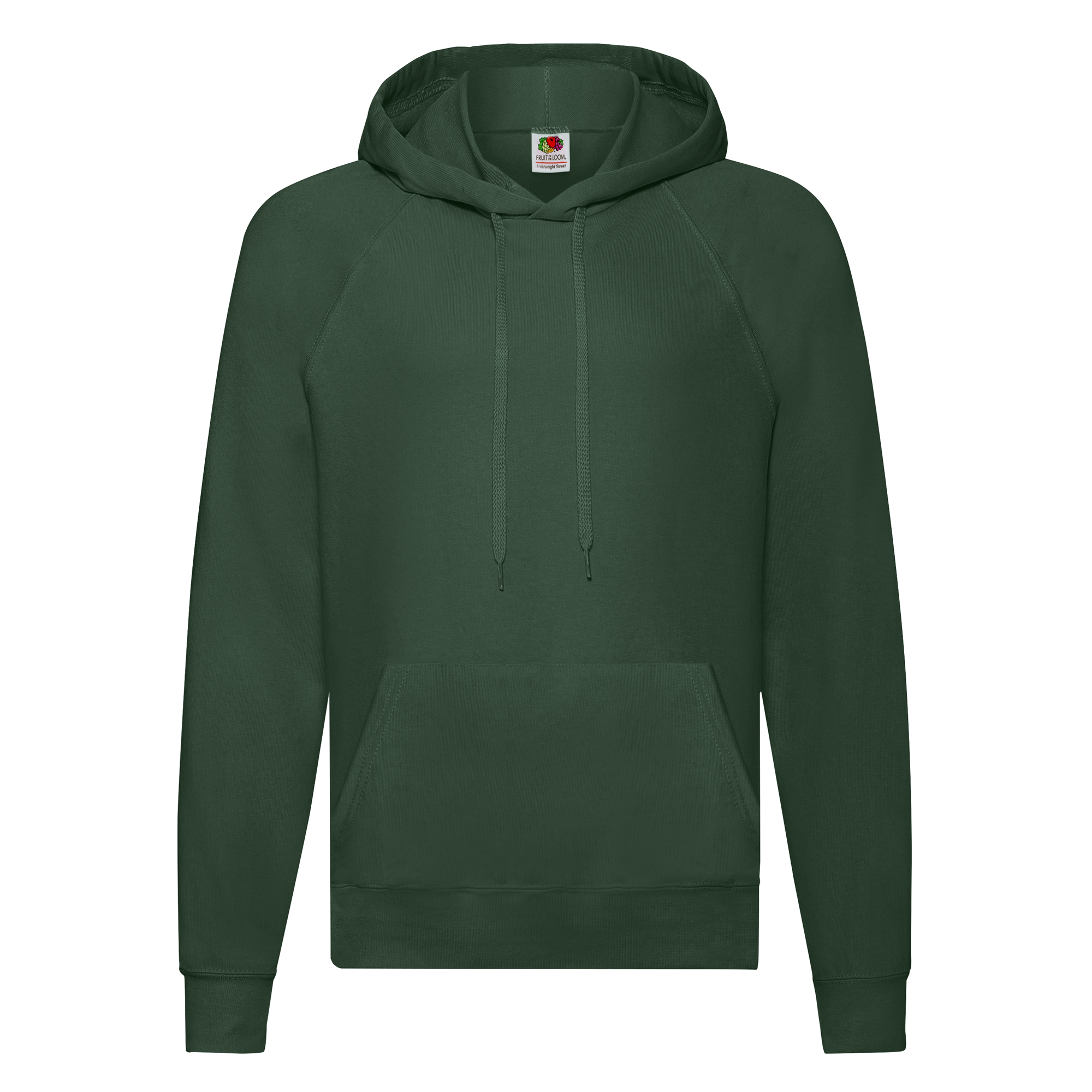 Fruit of the Loom Lightweight Kapuzen-Sweat in Flaschengrün