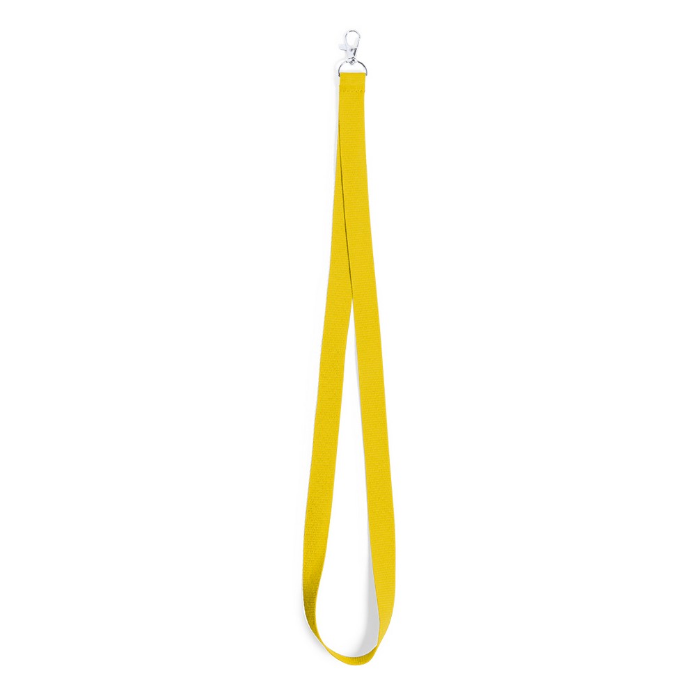 Lanyard mit Karabinerhaken | Hulda in Gelb, Ansicht 6