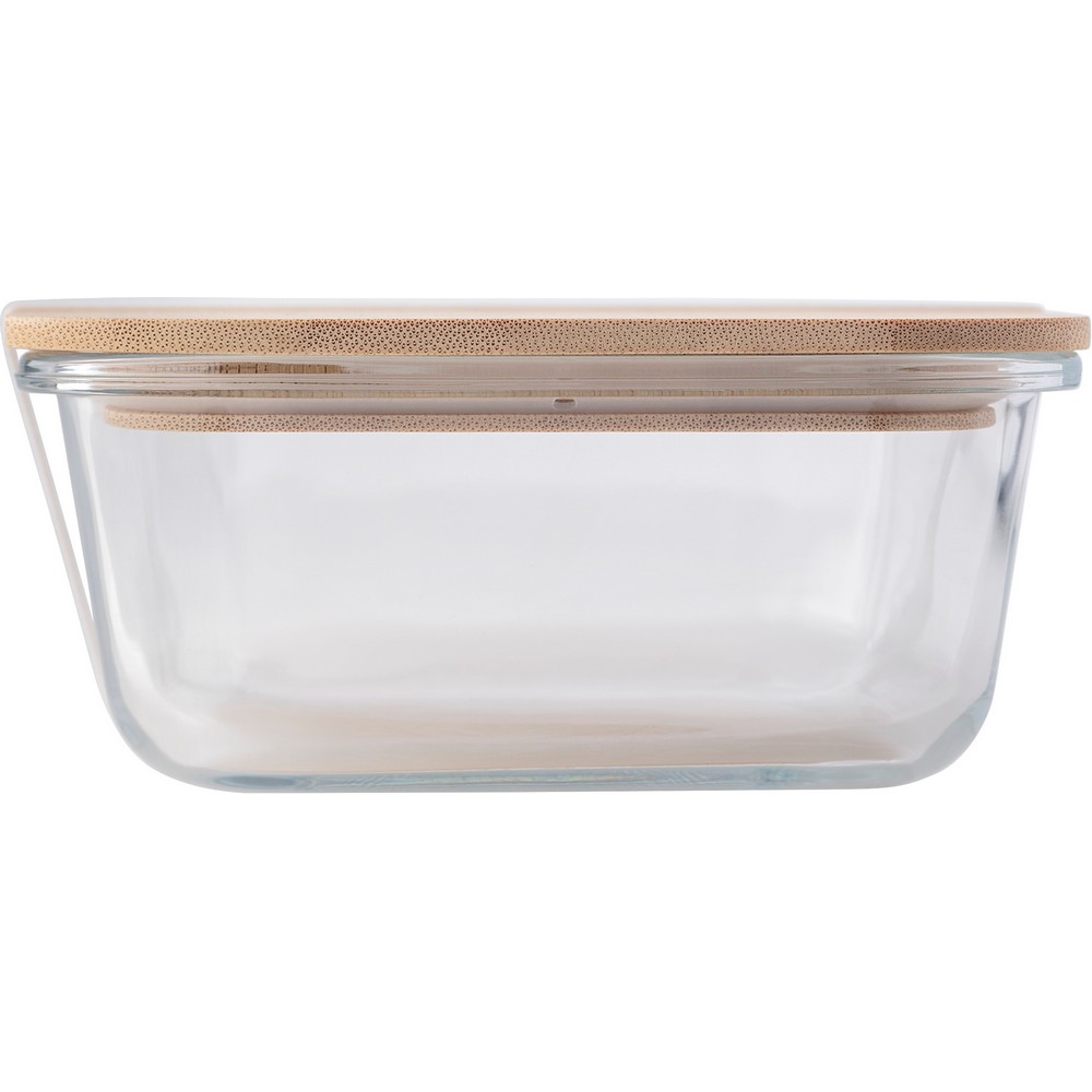 Lunchbox aus Glas 900 ml in Braun, Ansicht 2
