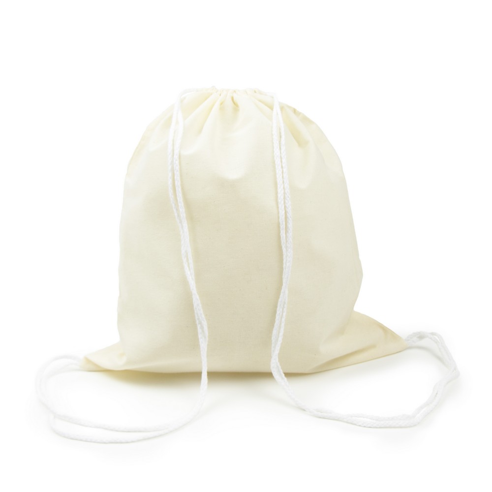 Beutel aus Baumwolle mit Kordel | Trey in Beige, Ansicht 3