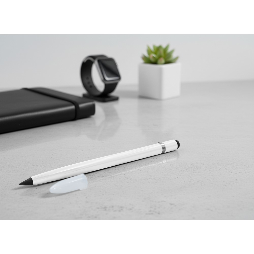 "Ewiger" Bleistift, Touchpen | Evald in Weiß, Ansicht 2
