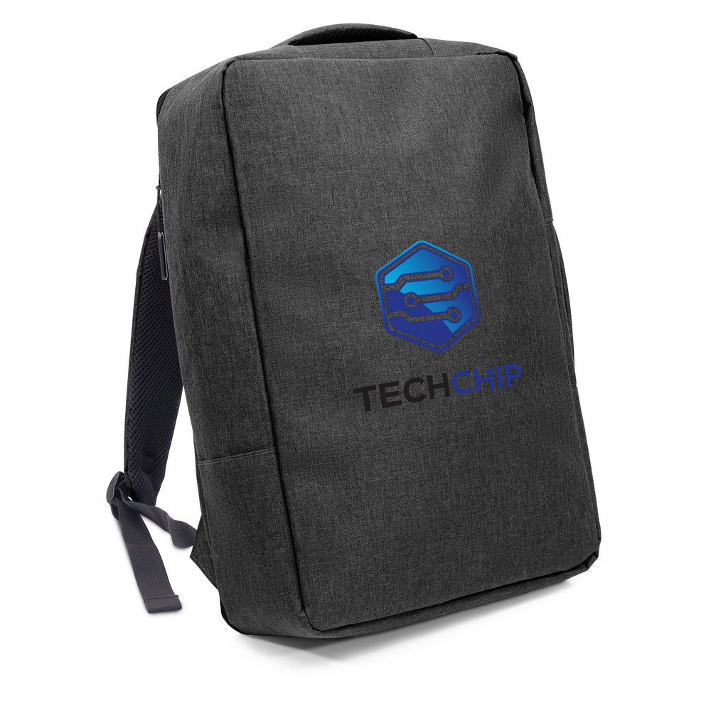 RPET Rucksack, Laptoptasche 15,6" | Tahir in Schwarz
