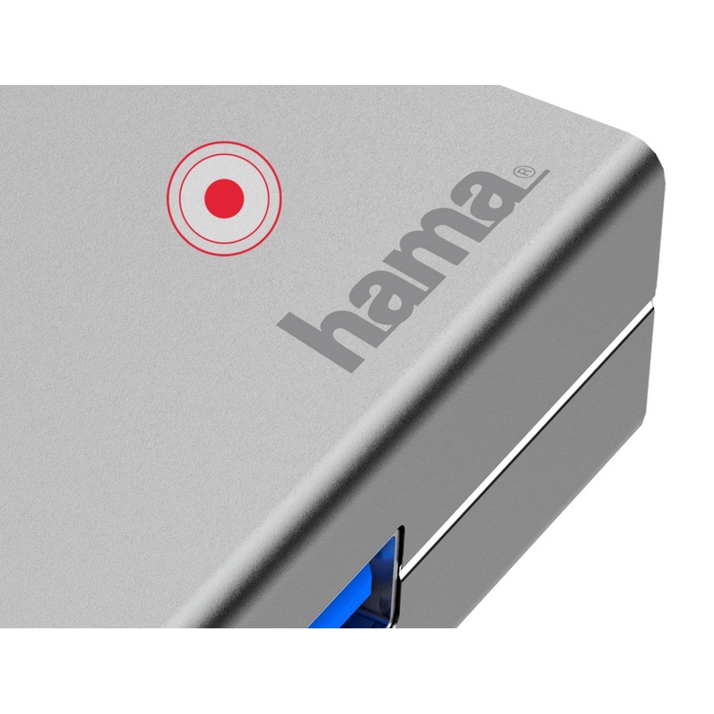 Hub USB, USB-C, HDMI Hama in Grau, Ansicht 5
