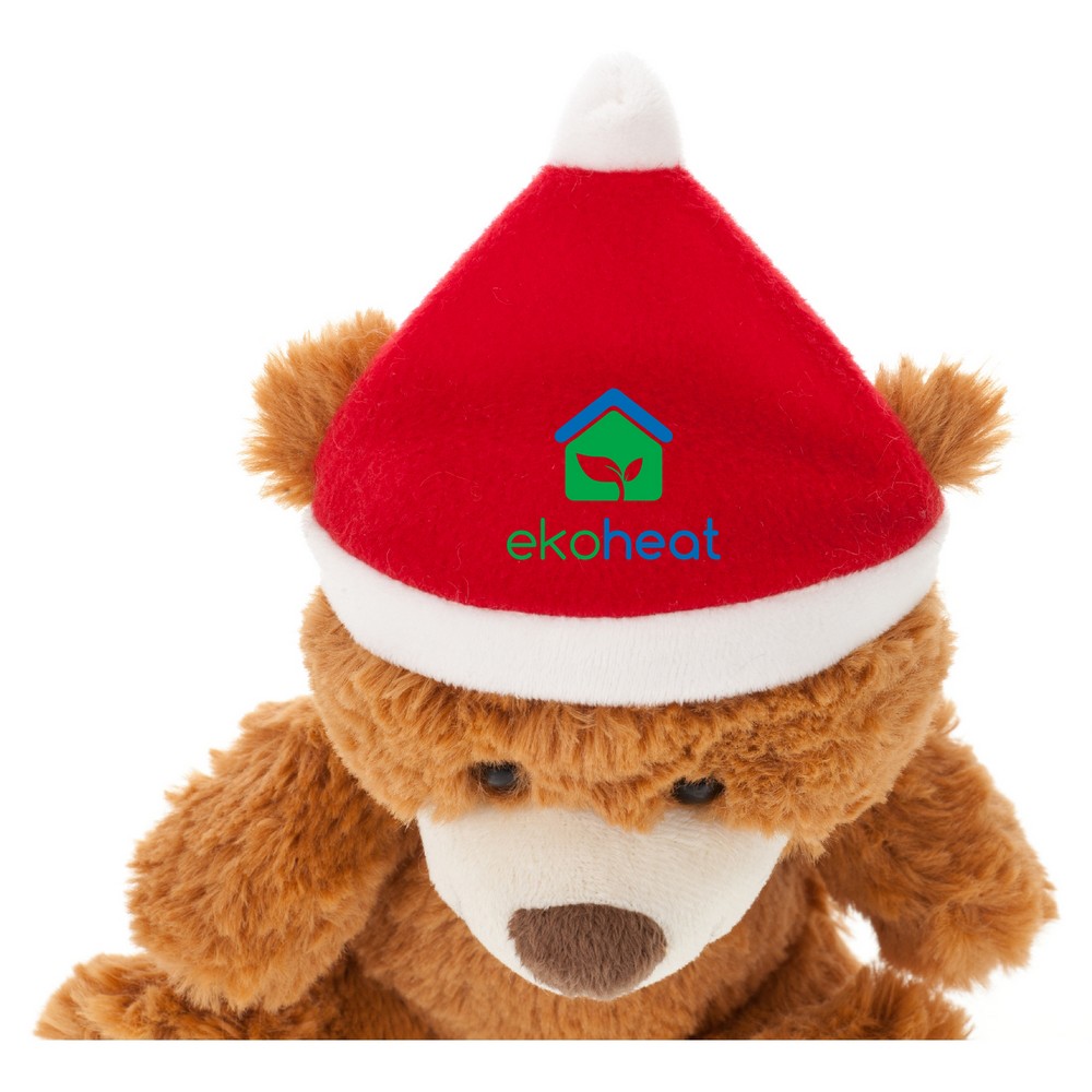 Teddybär mit Weihnachtsmann-Kleidung | Santi in Braun, Ansicht 9