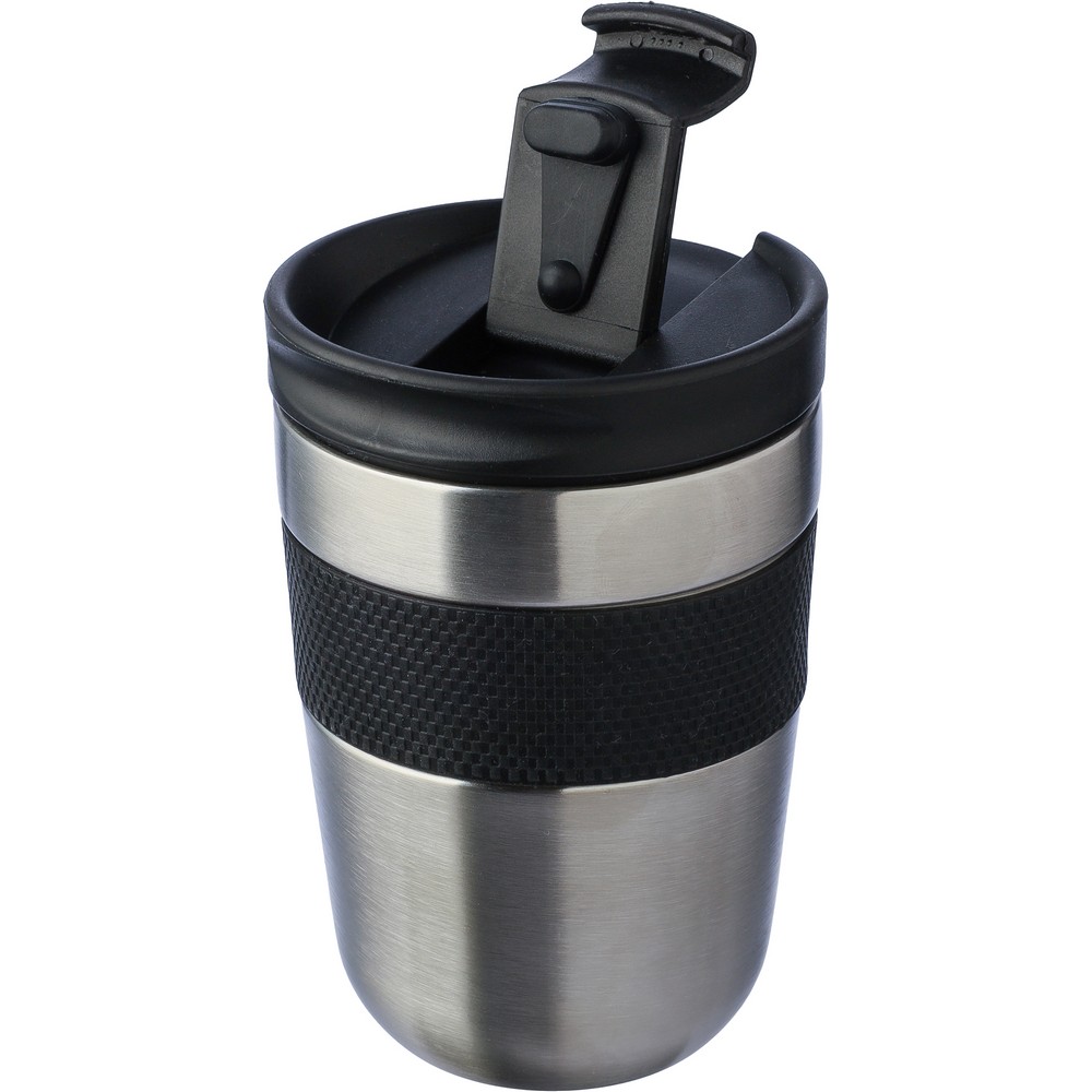Thermobecher 300 ml in Silber, Ansicht 2