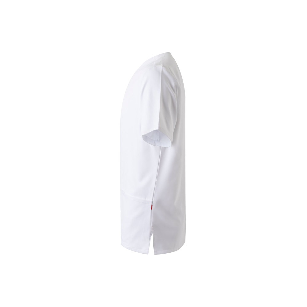 Kurzarm-Tunika (140 g/m²), aus 100 % Mikrofaser | VL Flora – Weiß, Ansicht 4