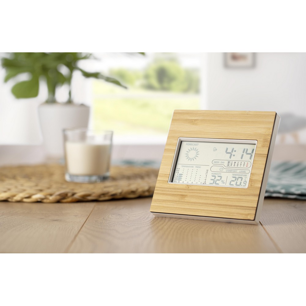 Wetterstation in Holz, Ansicht 6