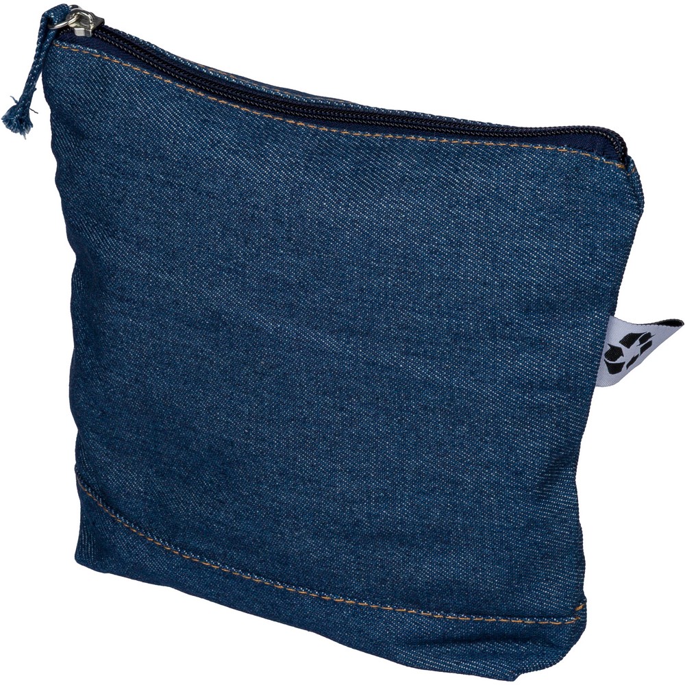 Kosmetiktasche in Blau, Ansicht 3