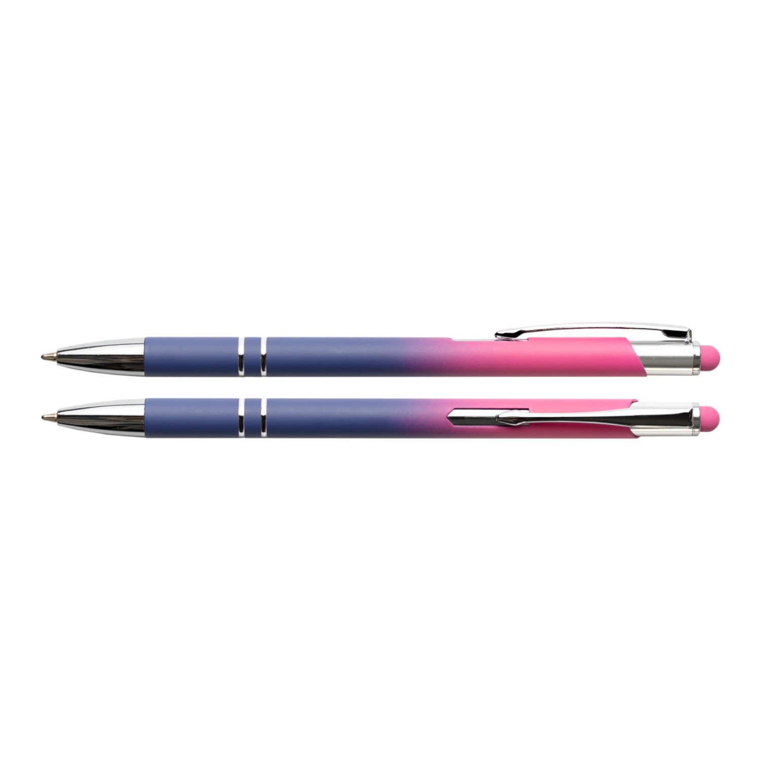 Bello Beauty Touchpen-Kugelschreiber | Metall in Candy (Rosa-Marineblau)
