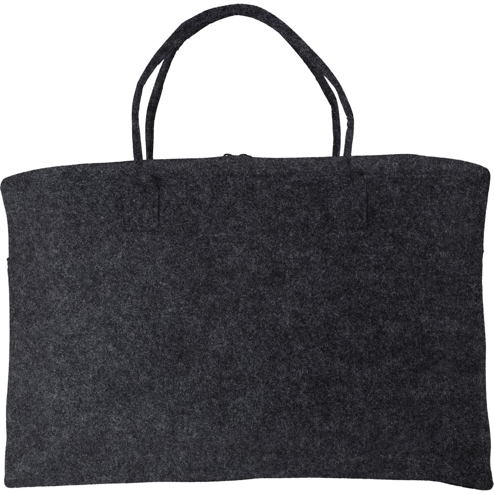 RPET-Reisetasche, Sporttasche aus Filz in Graphit