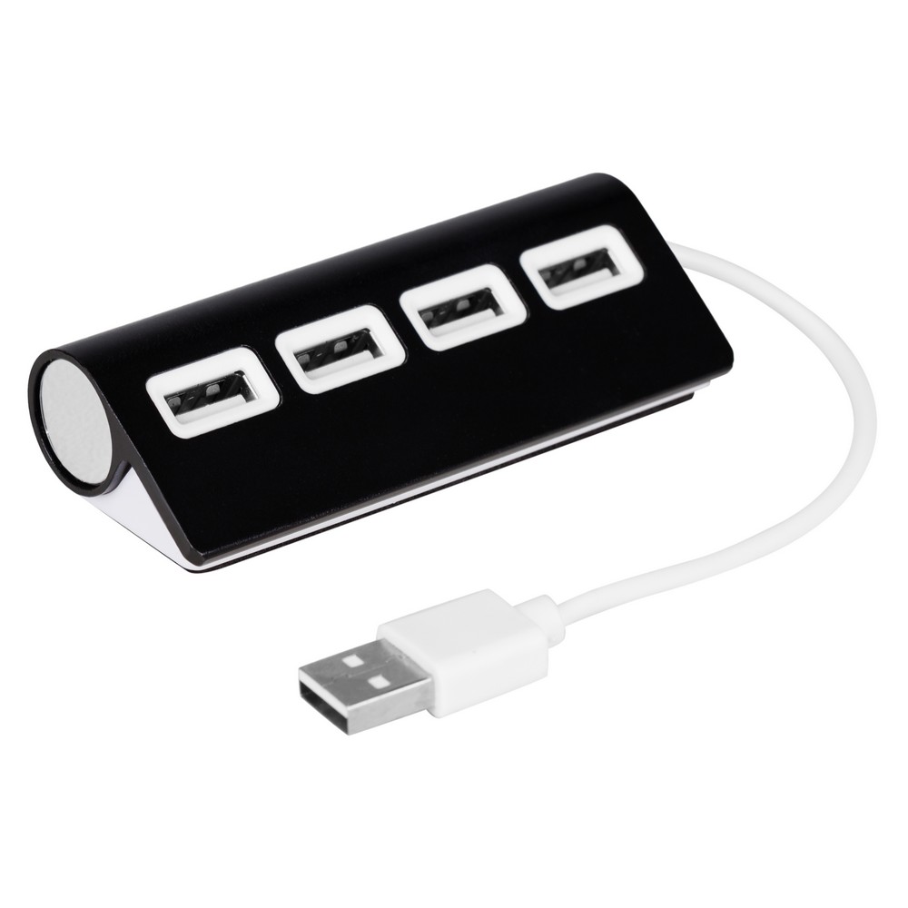 USB-Hub 2.0 | Fletcher in Schwarz