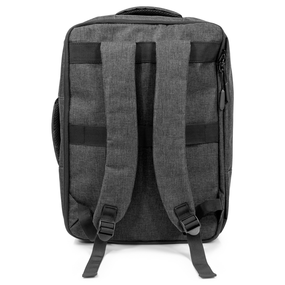 RPET Rucksack, Laptoptasche 15,6" | Tahir in Schwarz, Ansicht 8