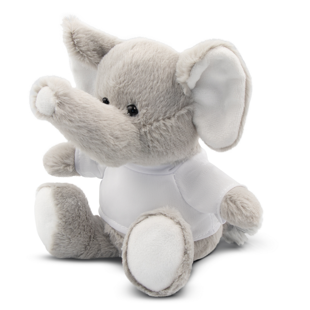 Elefant mit T-Shirt | Samson in Grau, Ansicht 3
