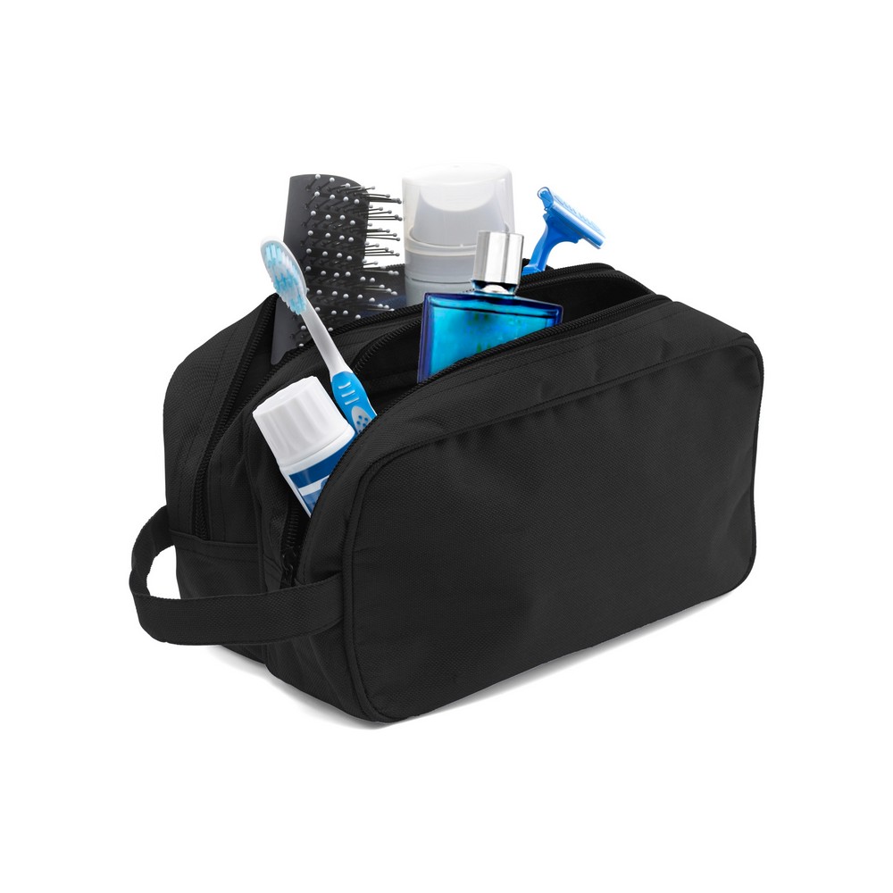 Kosmetiktasche in Schwarz, Ansicht 2