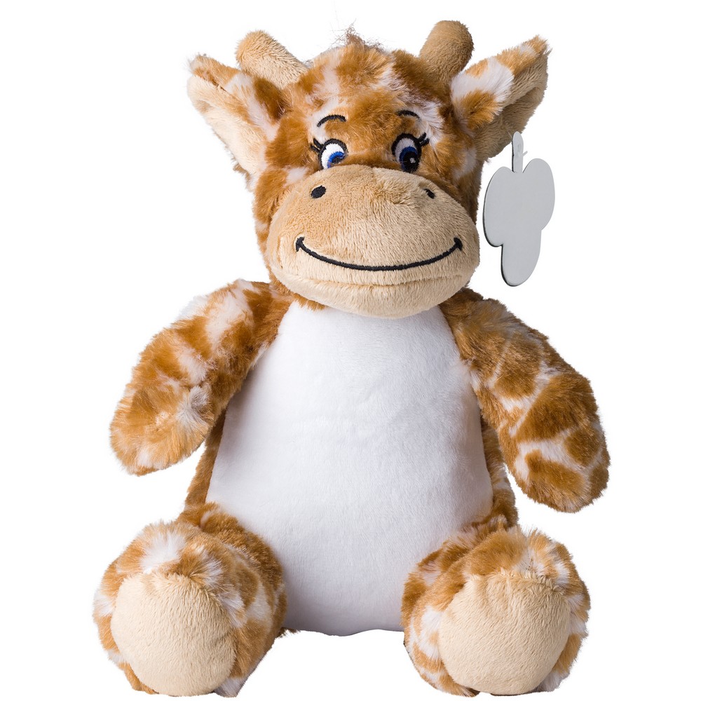 Plüsch Giraffe in Orange, Ansicht 2