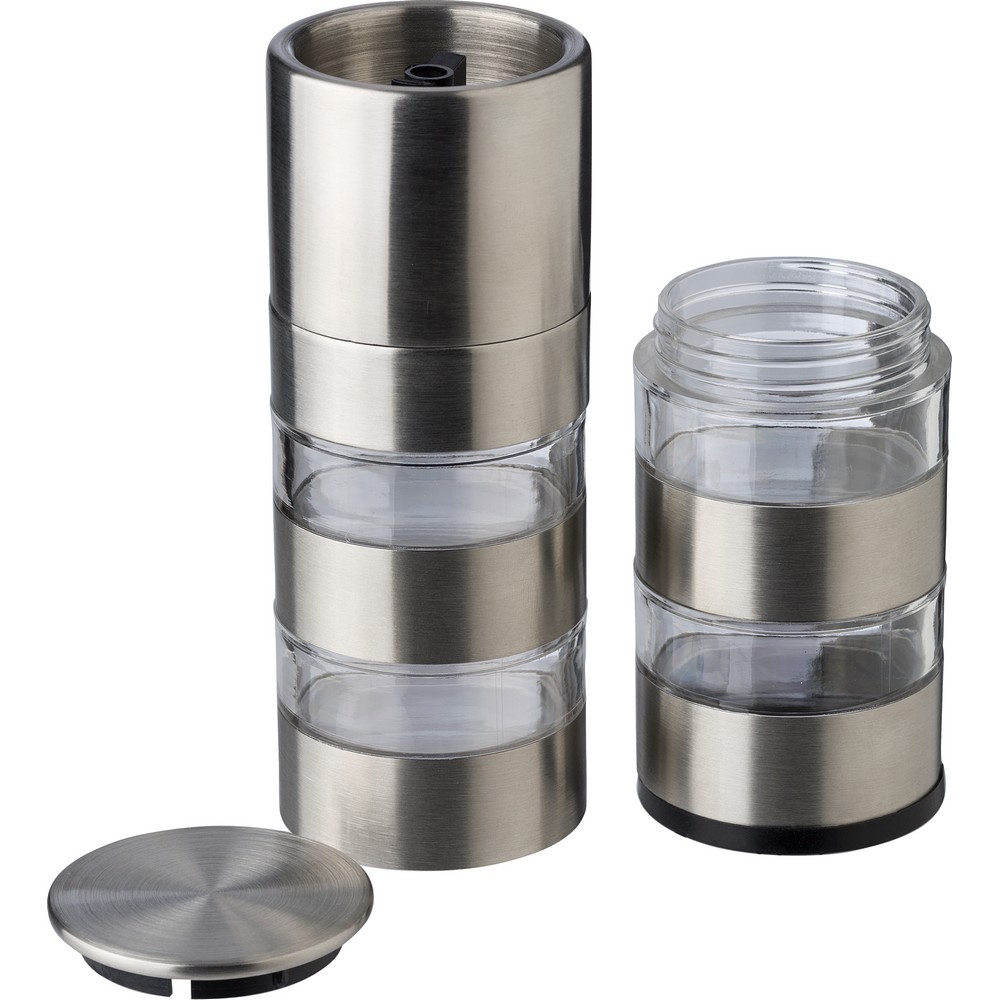 Salz- und Pfeffermühle in Silber, Ansicht 2