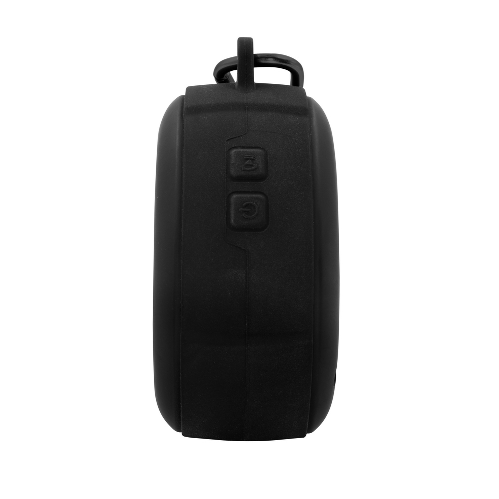 Kabelloser Lautsprecher 5W Air Gifts mit Karabinerhaken | Justice in Schwarz, Ansicht 6