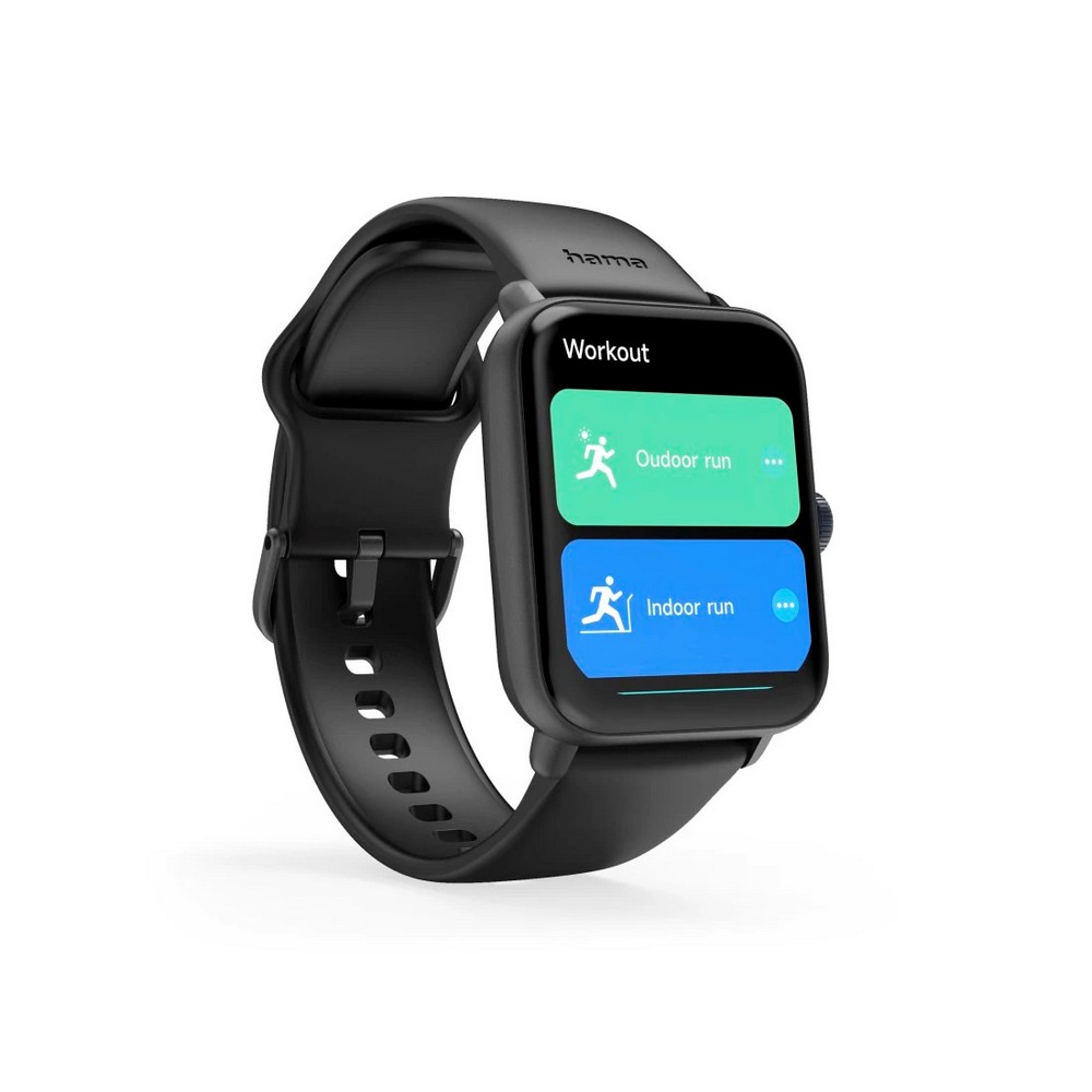 Fitness-Tracker, Smartwatch Hama 6010 GPS in Schwarz, Ansicht 3