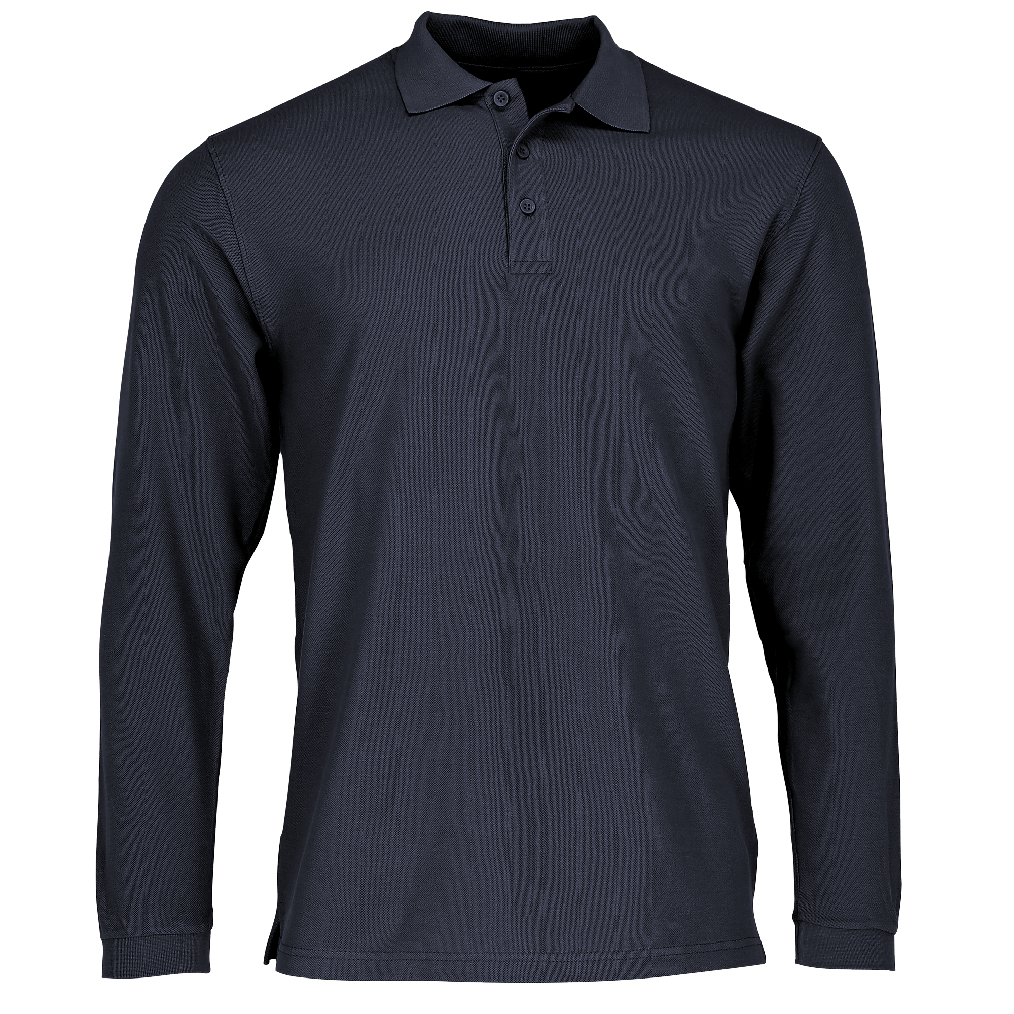 Fruit of the Loom Premium Langarm Polo in Deep Navy