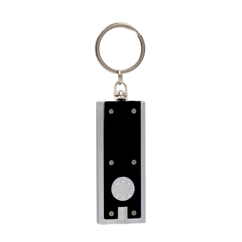 Schlüsselanhänger, 1 LED-Lampe | Jesse in Schwarz, Ansicht 3